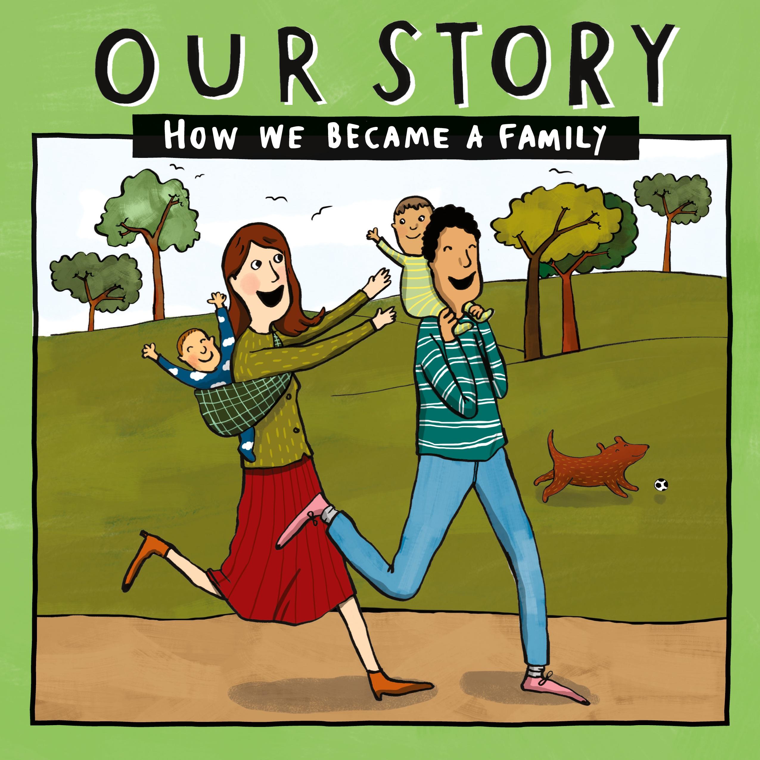 Vorderes Coverbild OUR STORY - HOW WE BECAME A FAMILY (8)