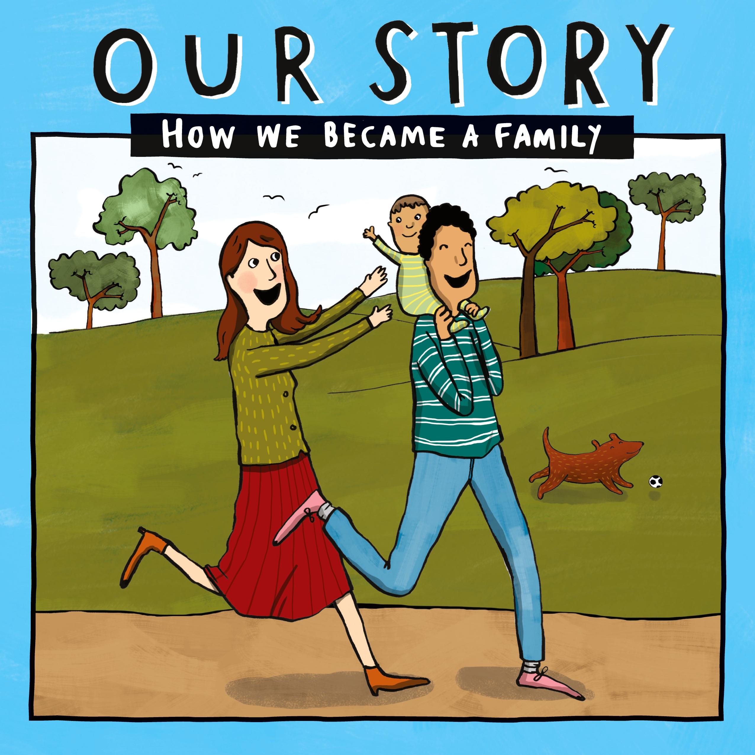 Vorderes Coverbild OUR STORY - HOW WE BECAME A FAMILY (9)