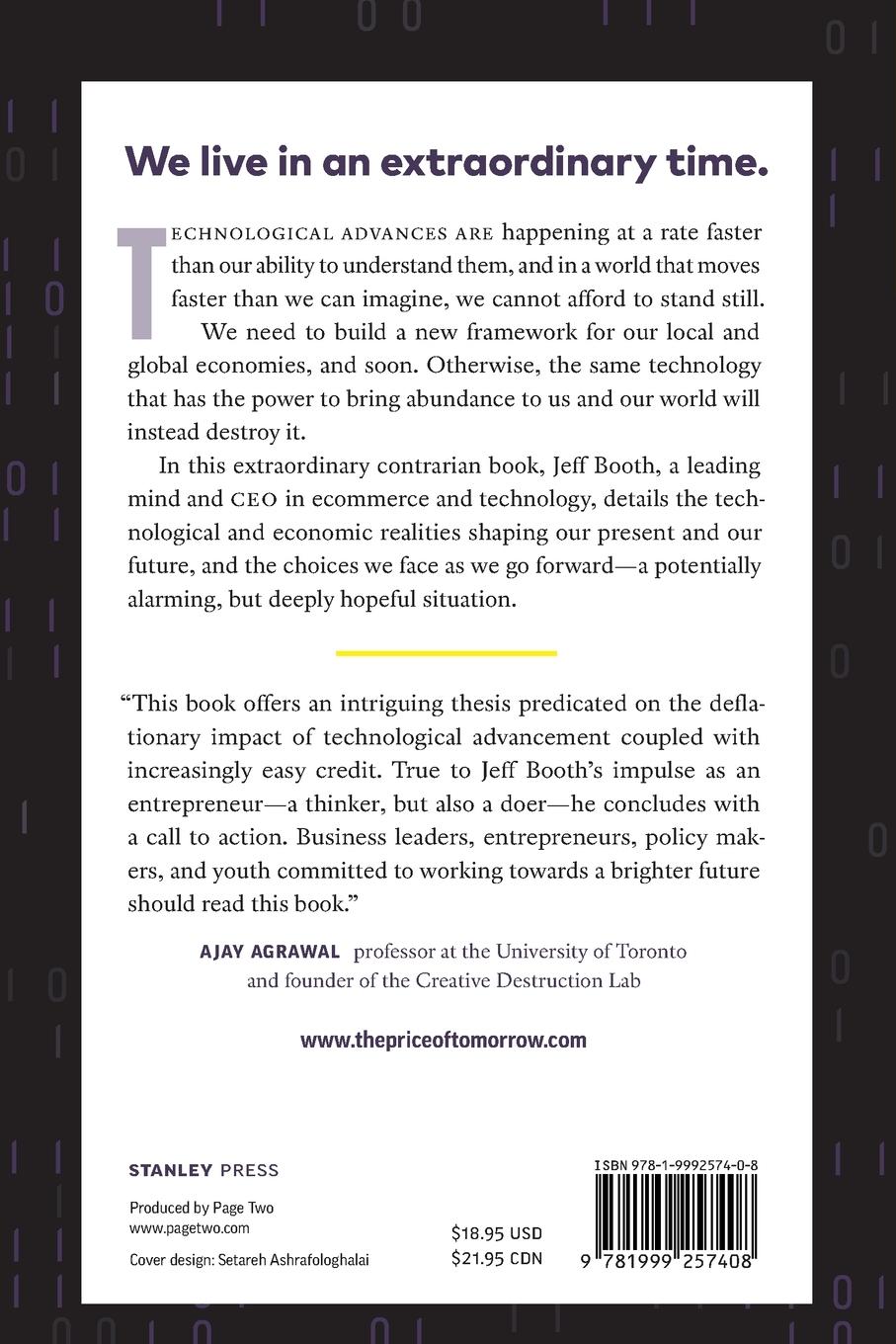 Rückseitencover The Price of Tomorrow