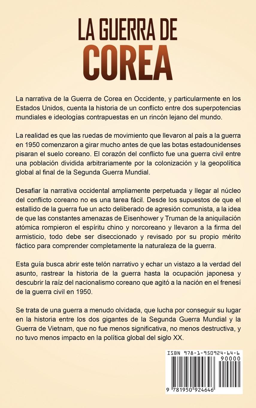 Rückseitencover La Guerra de Corea