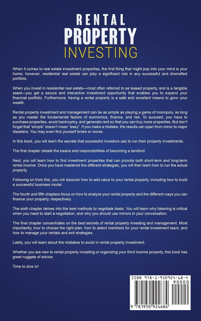 Rückseitencover Rental Property Investing