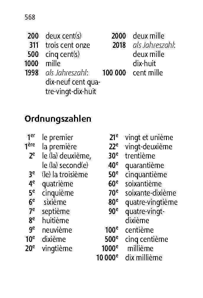 Beispielinhalt (Bild) Langenscheidt Reisewörterbuch Französisch