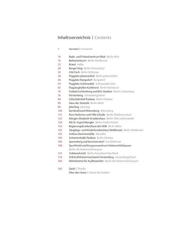 Beispielinhalt (Bild) Verlassene Orte / Abandoned Berlin, Band/Volume 2