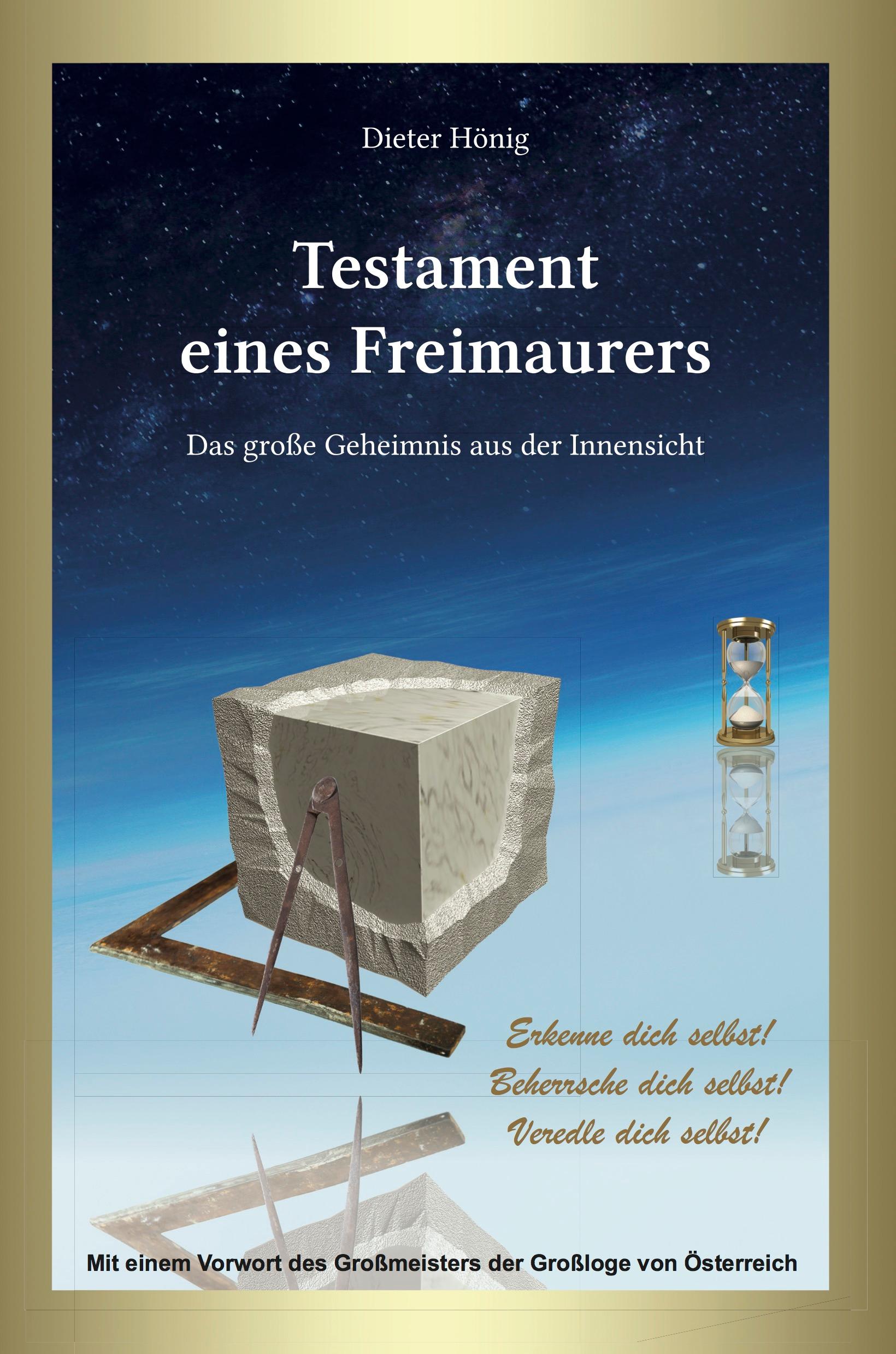Vorderes Coverbild Testament eines Freimaurers