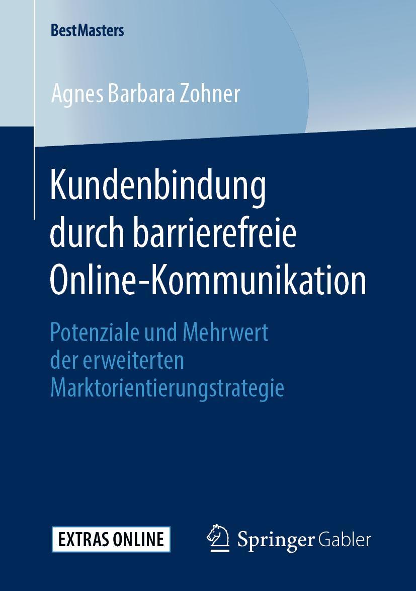 Vorderes Coverbild Kundenbindung durch barrierefreie Online-Kommunikation