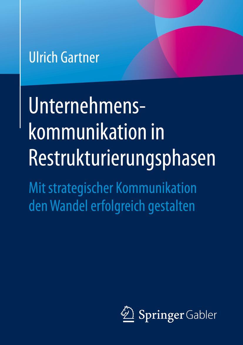 Vorderes Coverbild Unternehmenskommunikation in Restrukturierungsphasen