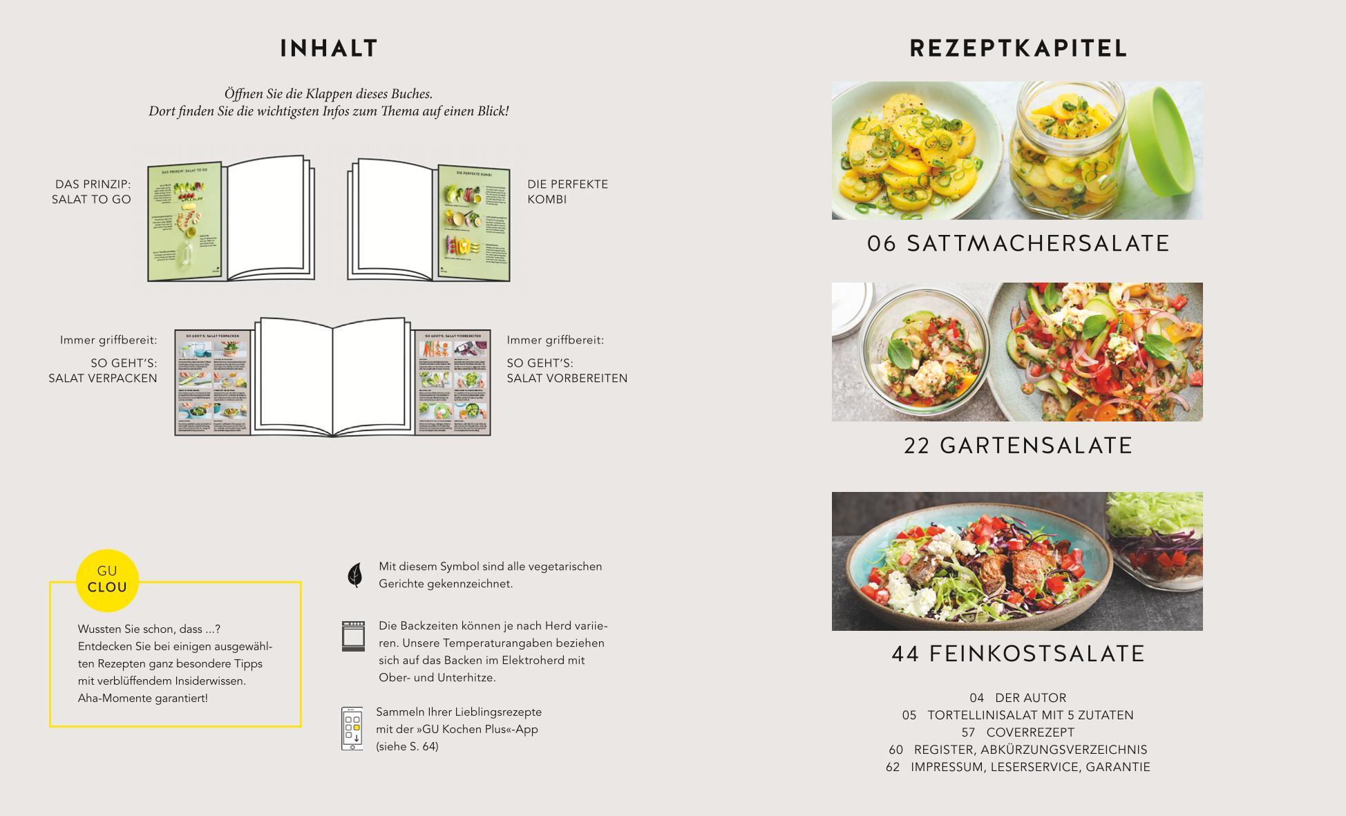 Beispielinhalt (Bild) Salate to go