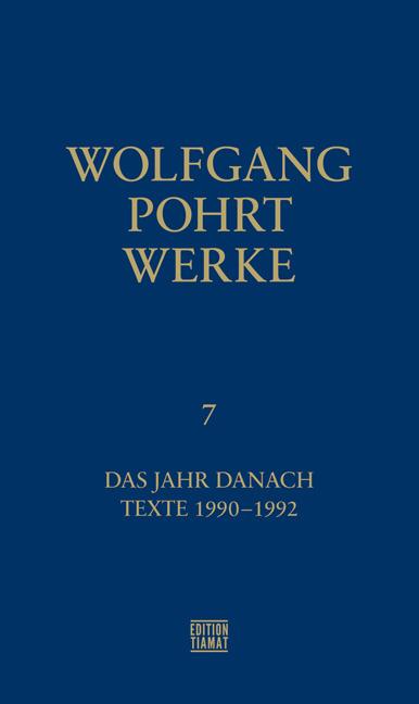 Vorderes Coverbild Werke Band 7
