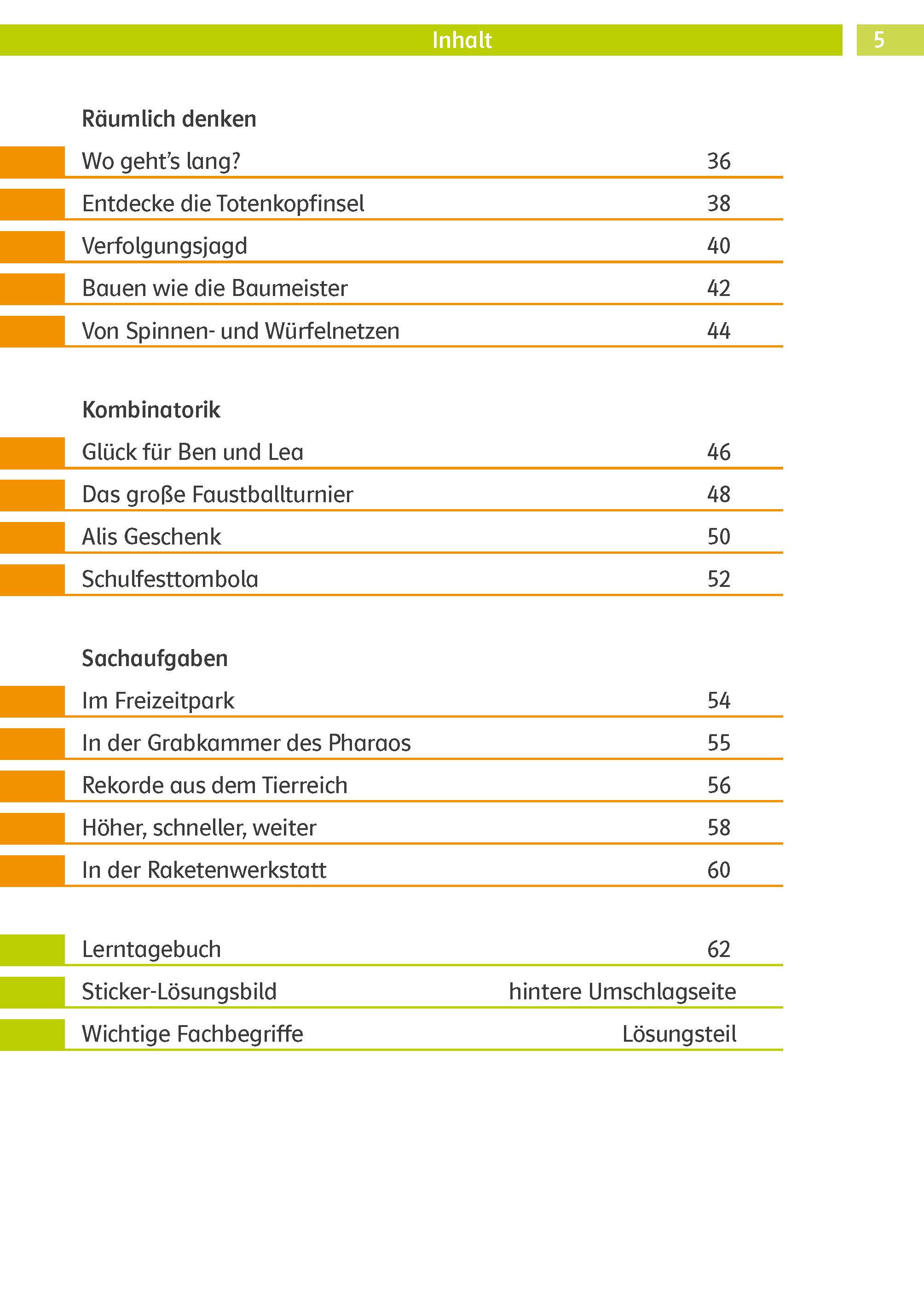Beispielinhalt (Bild) Die Mathe-Helden Knobelaufgaben für Mathe-Helden 3. Klasse