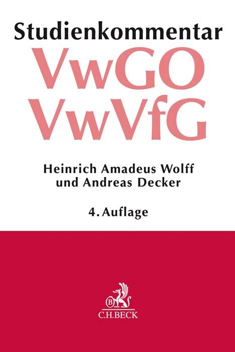 Vorderes Coverbild Verwaltungsgerichtsordnung (VwGO) Verwaltungsverfahrensgesetz (VwVfG)