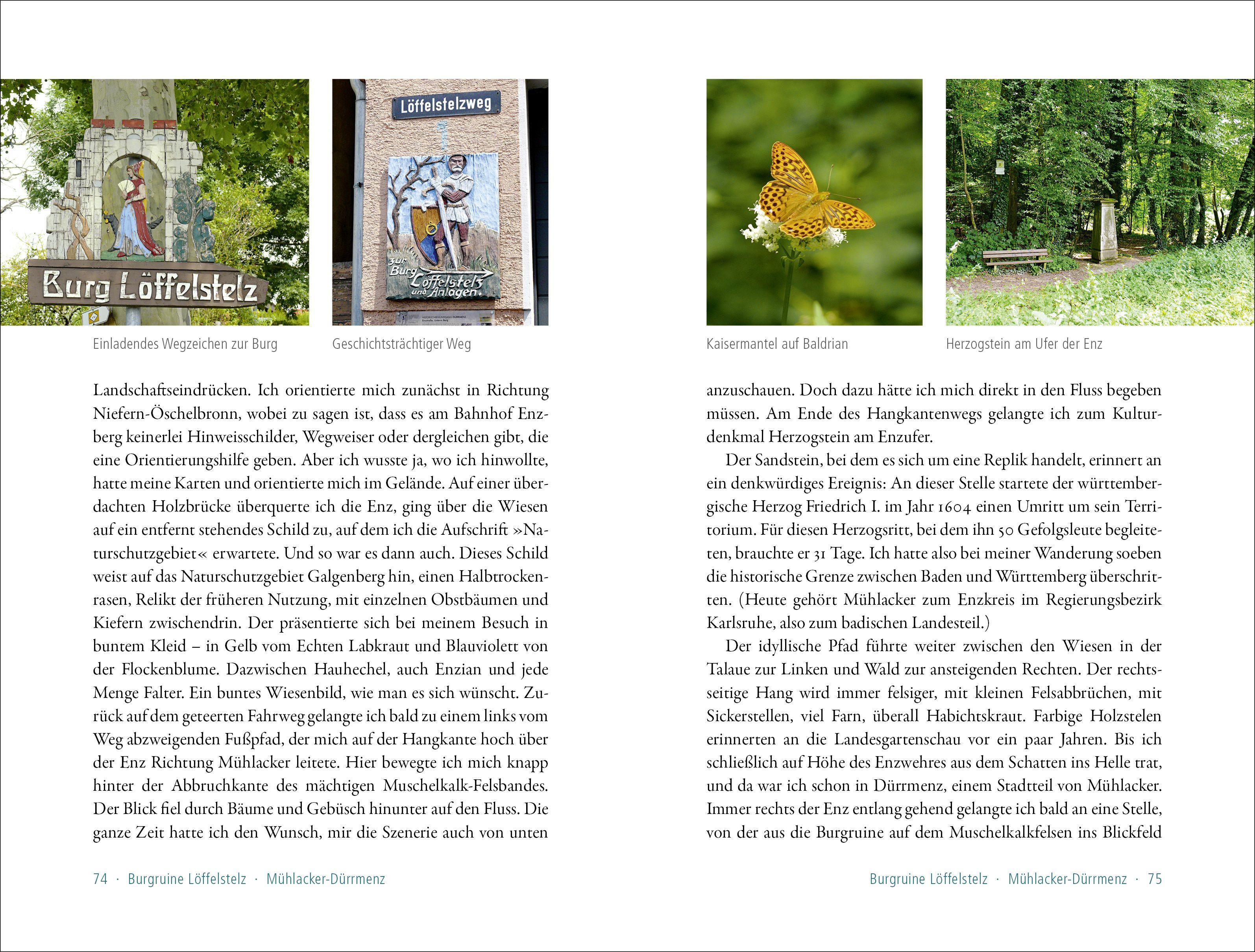 Beispielinhalt (Bild) 50 sagenhafte Naturdenkmale in Baden-Württemberg: Odenwald, Neckarland, Hohenlohe, Ostalb, Nordschwarzwald