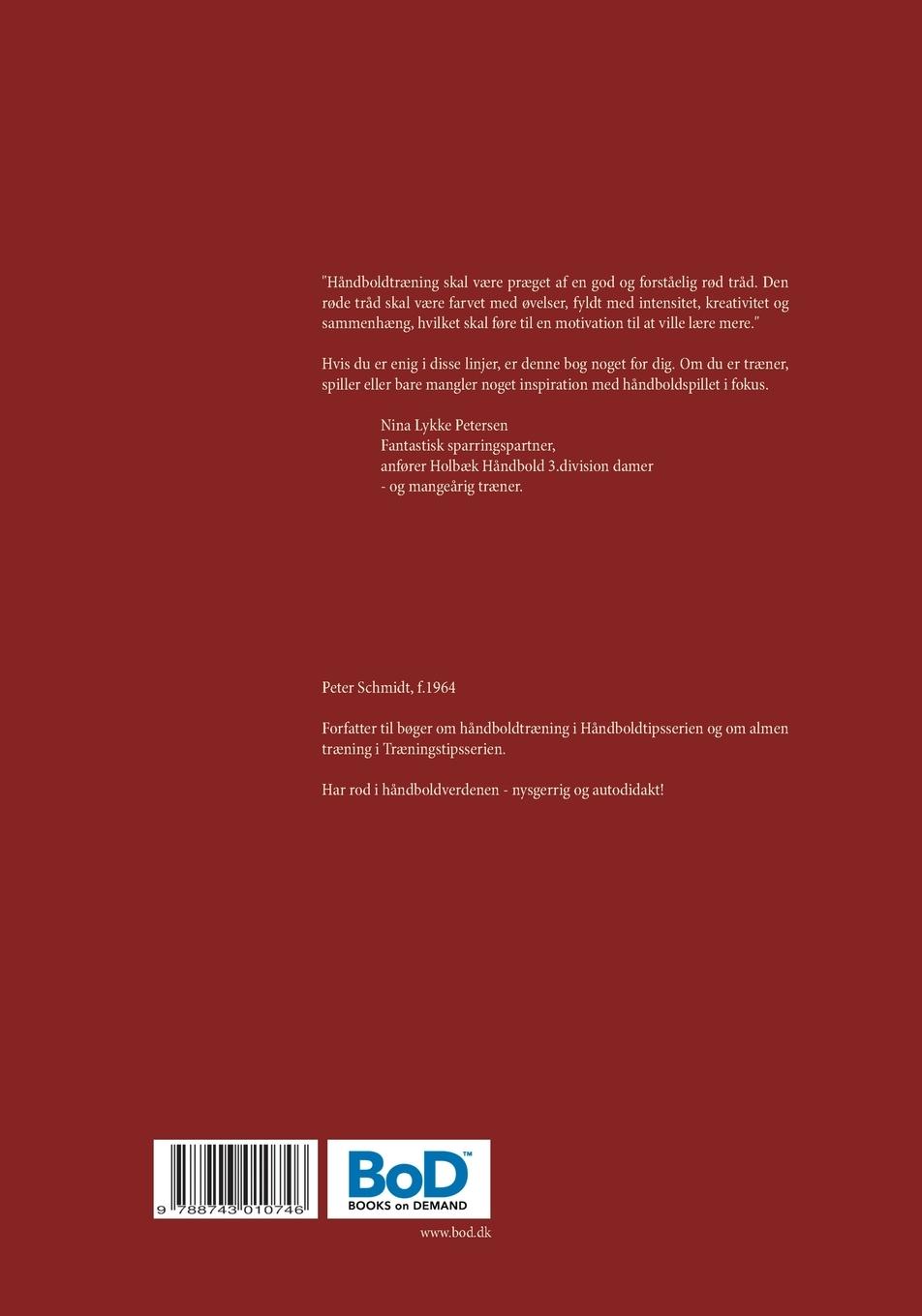 Rückseitencover Håndboldtips til træning og teori