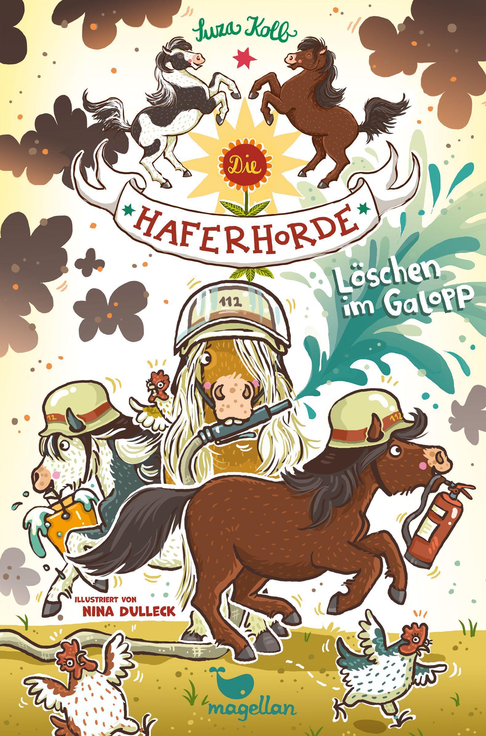 Vorderes Coverbild Die Haferhorde - Löschen im Galopp - Band 14