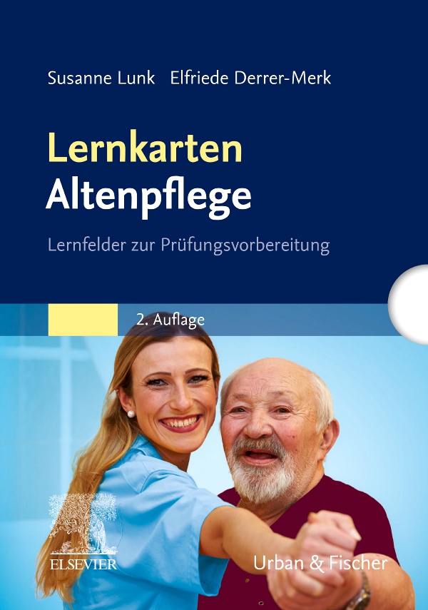 Vorderes Coverbild Lernkarten Altenpflege