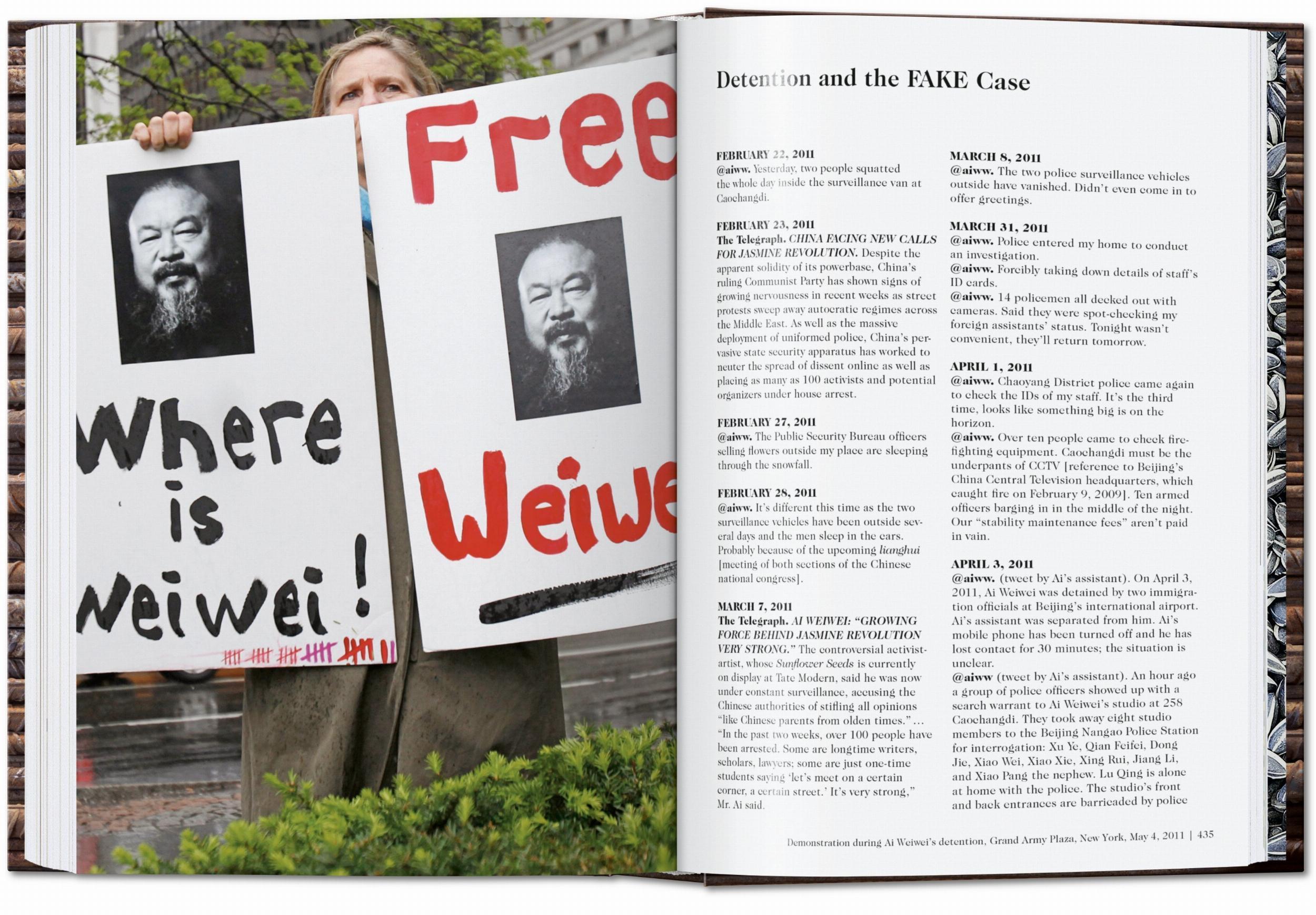 Beispielinhalt (Bild) Ai Weiwei. 40th Ed.
