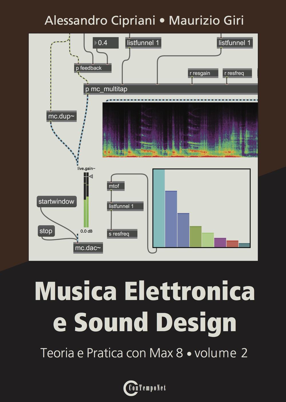 Vorderes Coverbild Musica Elettronica e Sound Design - Teoria e Pratica con Max 8 - volume 2 (Terza Edizione)