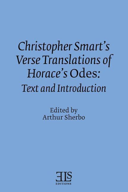 Vorderes Coverbild Christopher Smart's Verse Translation of Horace's Odes