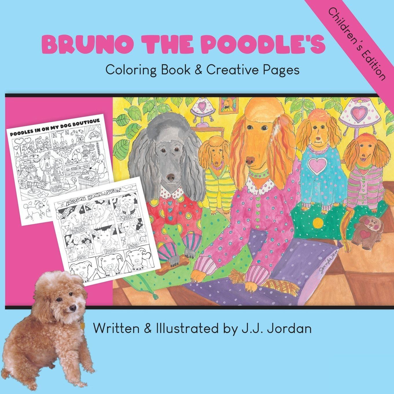 Vorderes Coverbild Bruno the Poodle's Coloring Book & Creative Pages