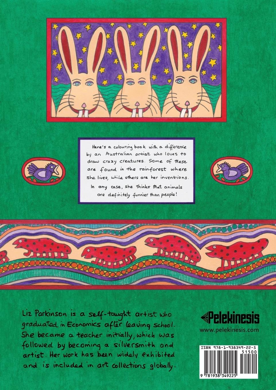 Rückseitencover The Crazy Creatures Colouring Book