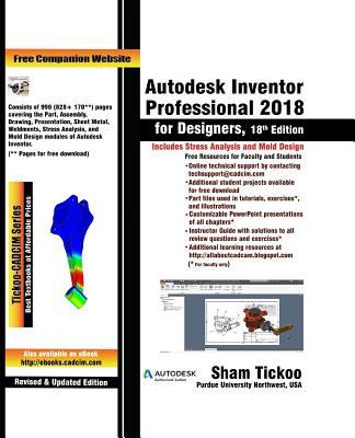 Vorderes Coverbild Autodesk Inventor Professional 2018 for Designers