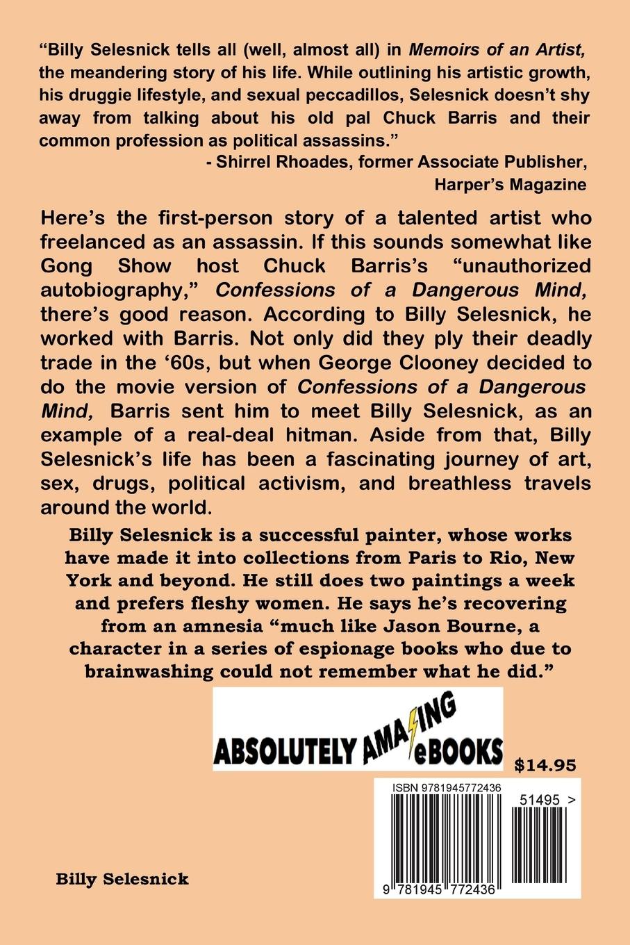 Rückseitencover Memoirs of an Artist