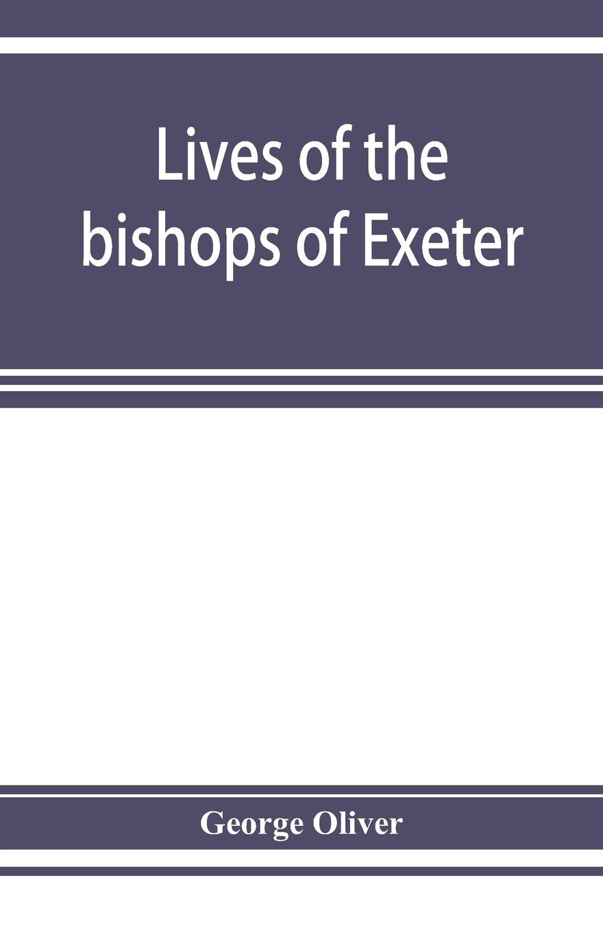 Vorderes Coverbild Lives of the bishops of Exeter