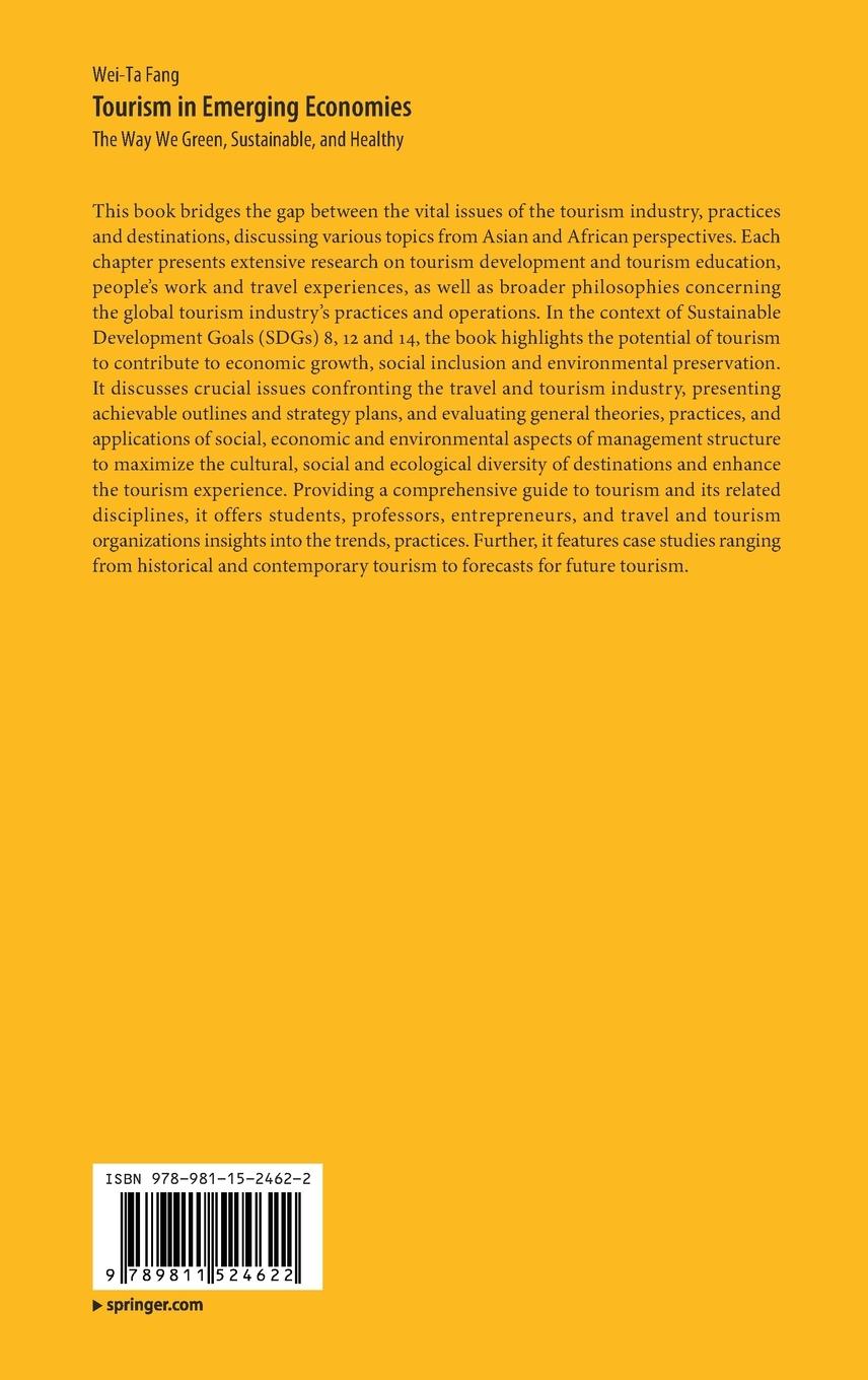 Rückseitencover Tourism in Emerging Economies