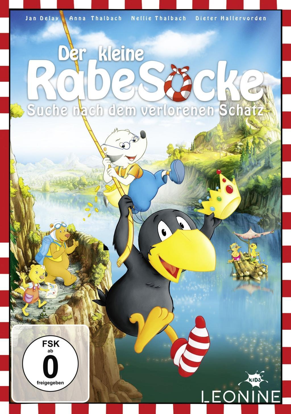 Vorderes Coverbild Der kleine Rabe Socke - Suche nach dem verlorenen Schatz