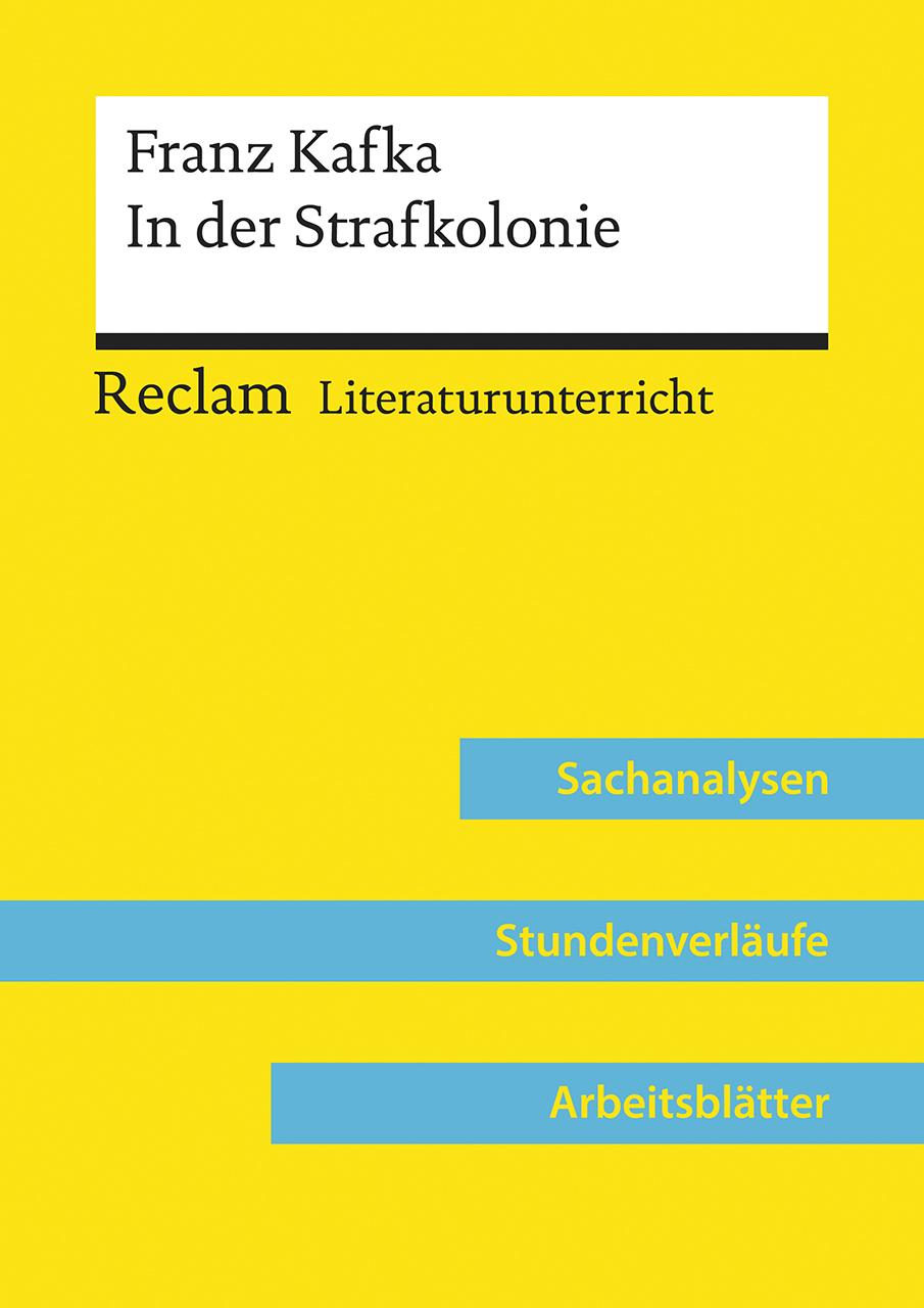 Vorderes Coverbild Franz Kafka: In der Strafkolonie (Lehrerband)