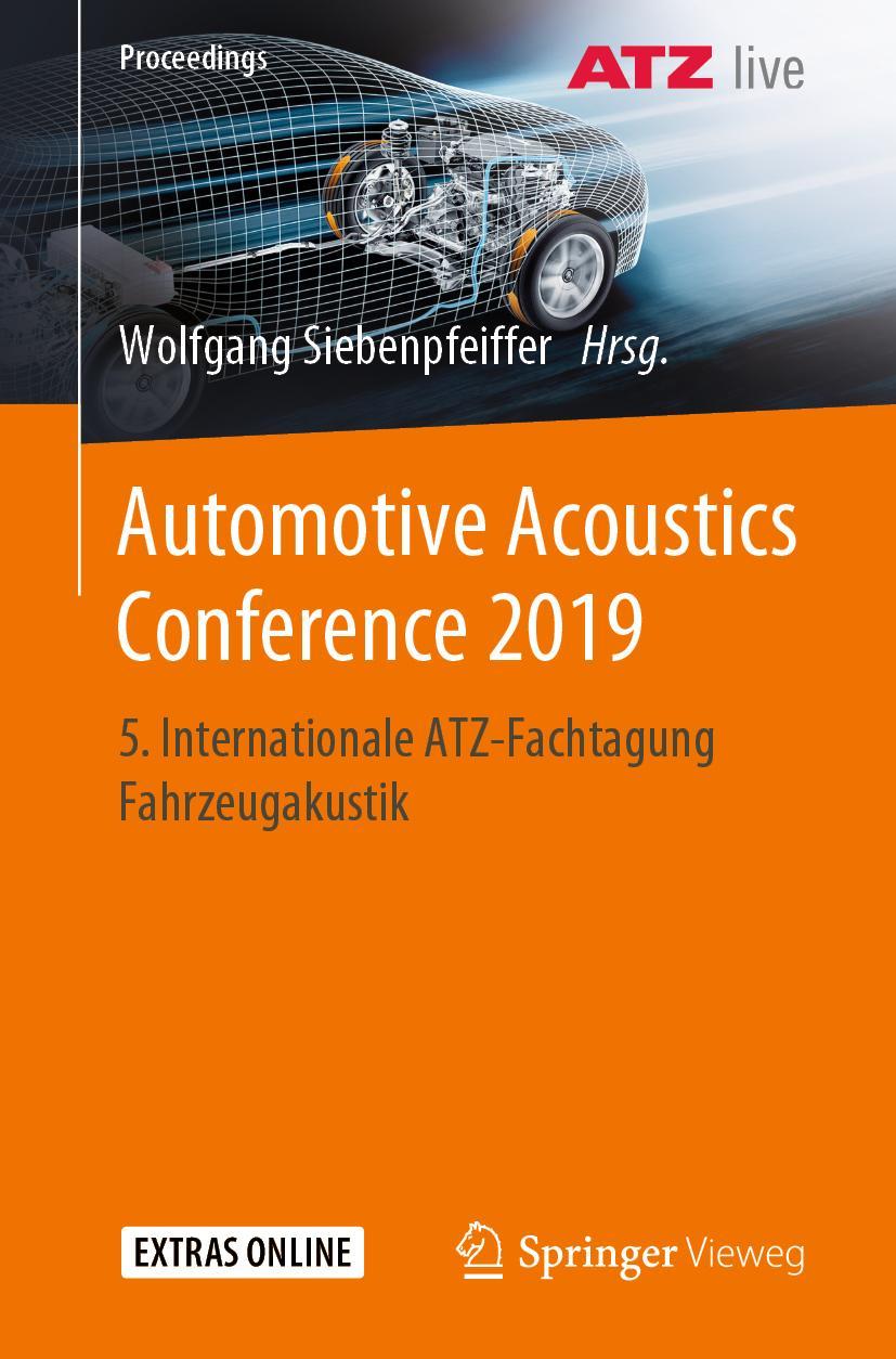 Vorderes Coverbild Automotive Acoustics Conference 2019