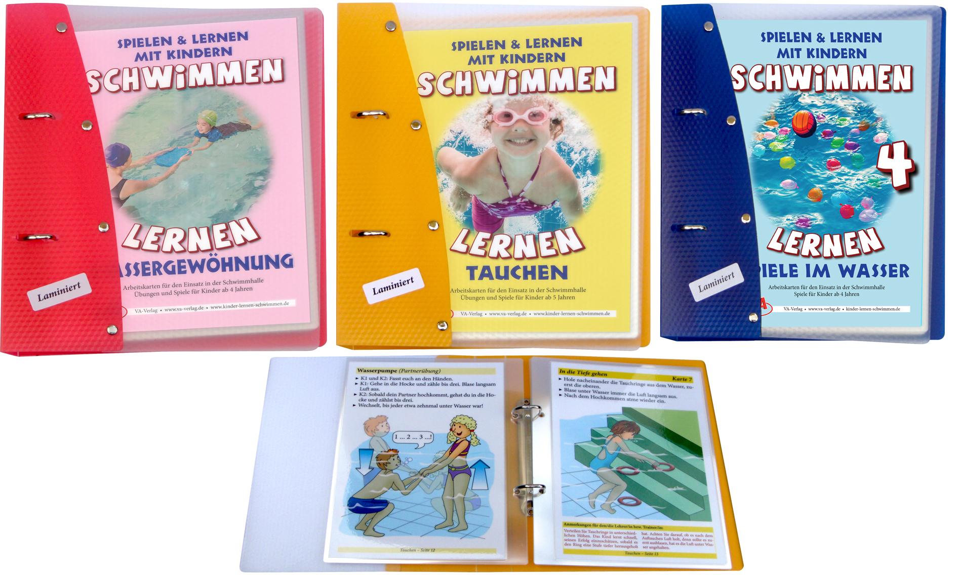 Beispielinhalt (Bild) Wassergewöhnung, Tauchen & Spiele, wasserfest