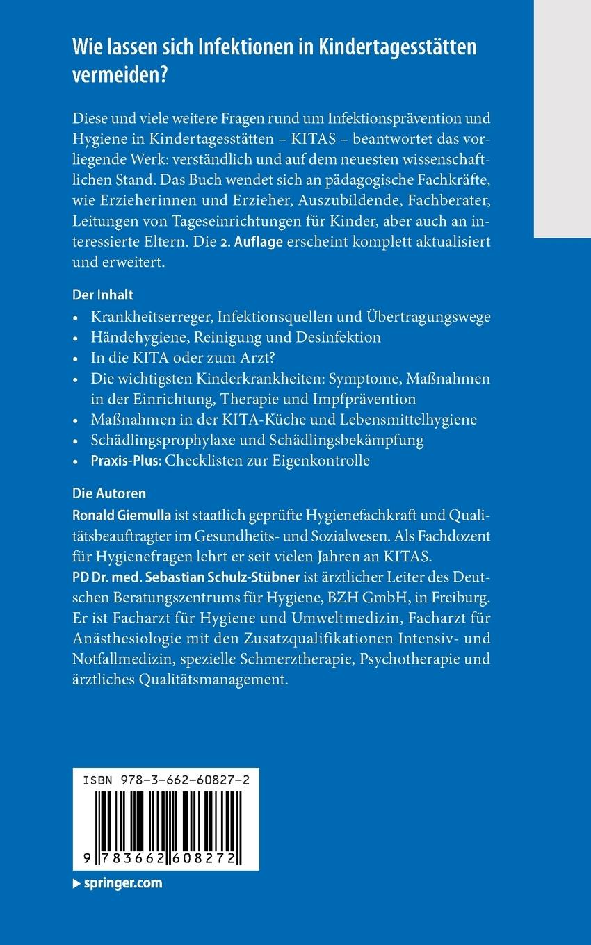 Rückseitencover Hygiene in Kindertagesstätten