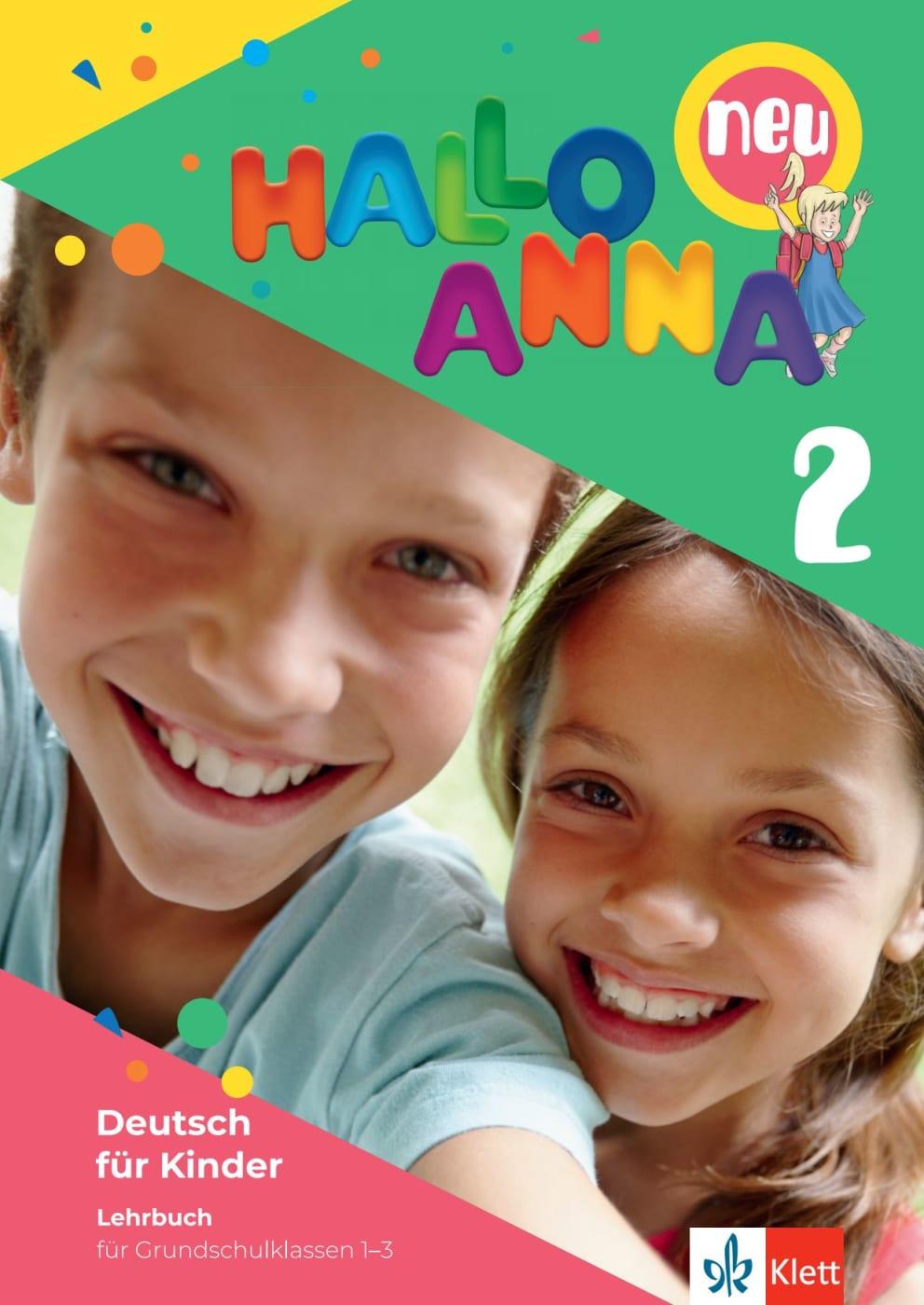 Vorderes Coverbild Hallo Anna 2 neu.  Lehrbuch mit 2 Audio-CDs
