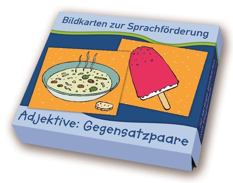 Beispielinhalt (Bild) Bildkarten zur Sprachförderung: Adjektive: Gegensatzpaare