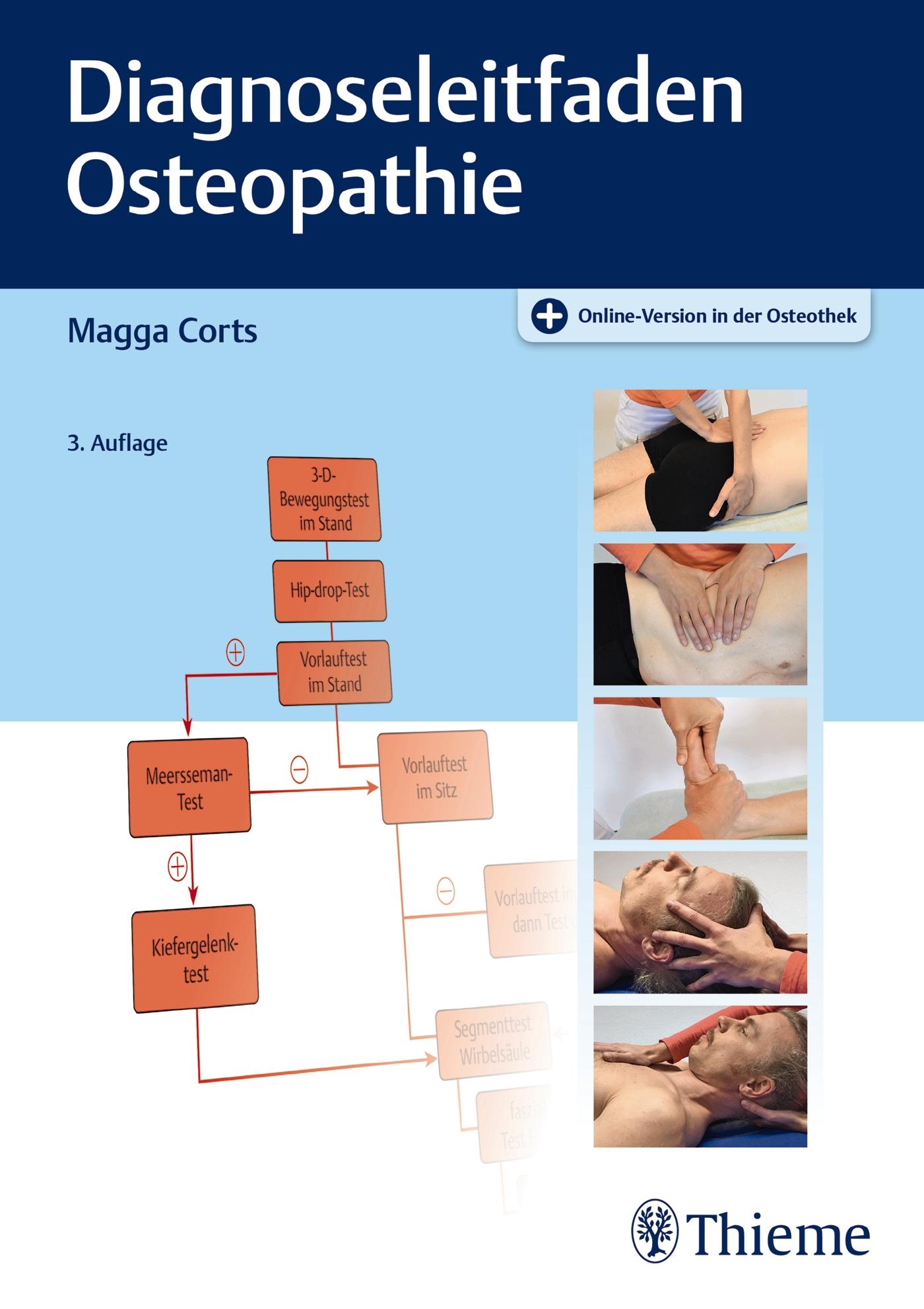Vorderes Coverbild Diagnoseleitfaden Osteopathie