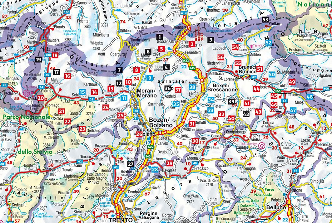 Beispielinhalt (Bild) Panoramawege und Aussichtsberge Südtirol