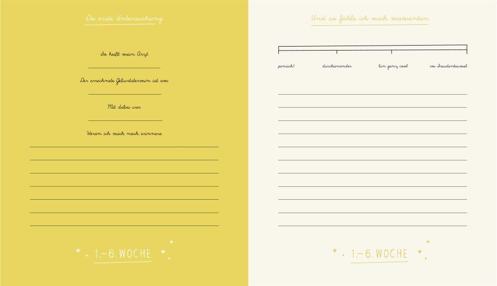 Beispielinhalt (Bild) Mein Schwangerschafts-Tagebuch