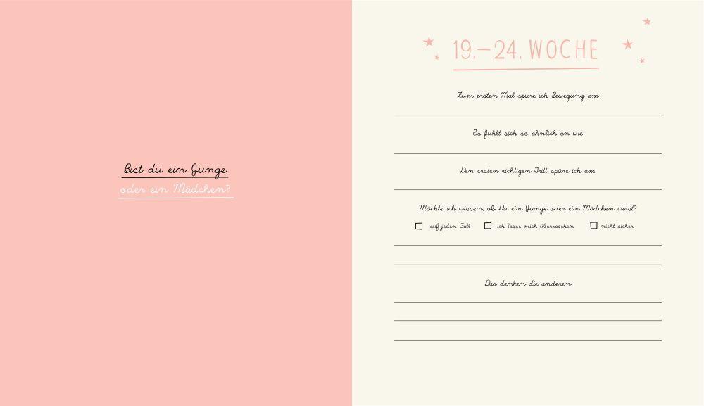 Beispielinhalt (Bild) Mein Schwangerschafts-Tagebuch