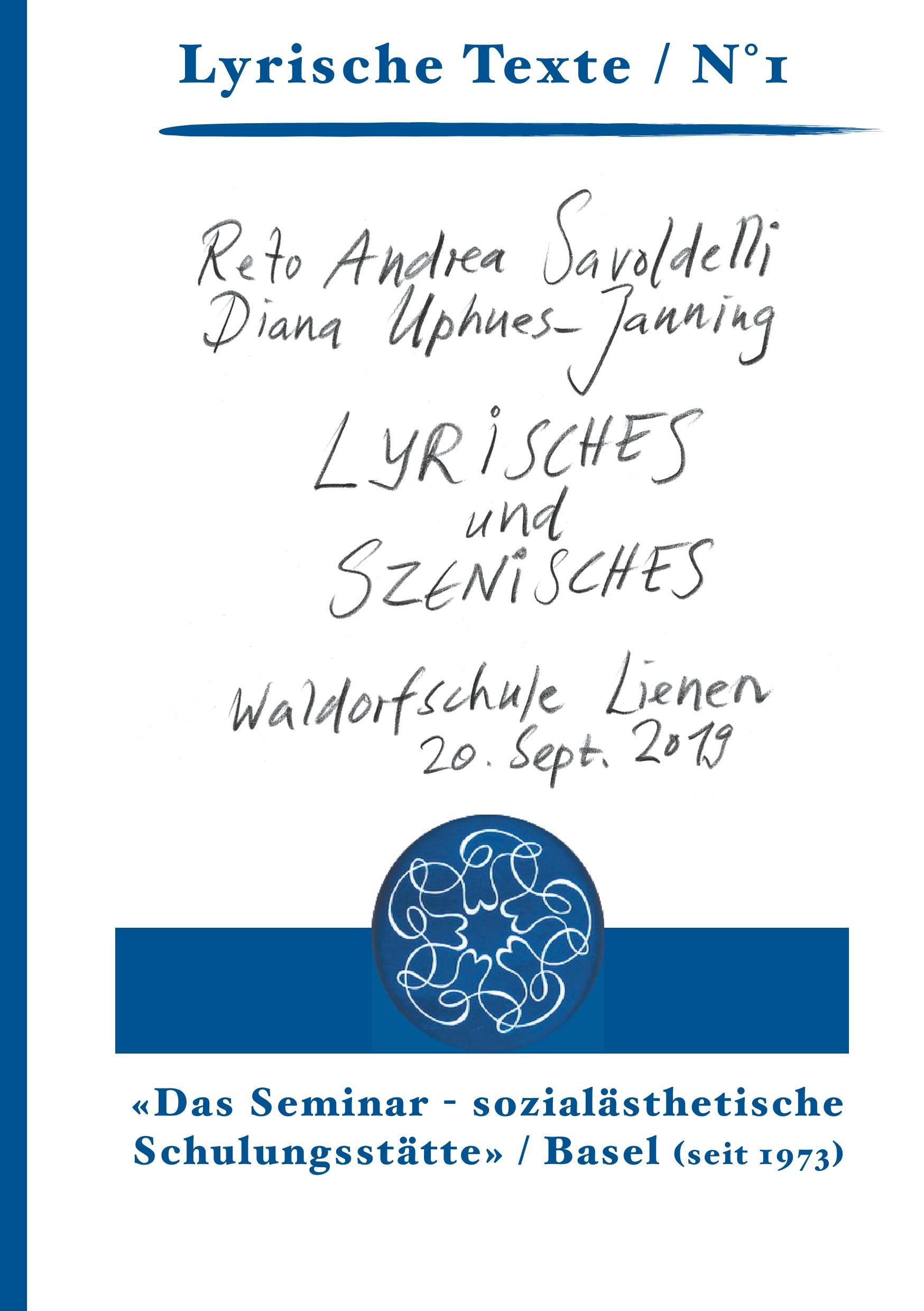 Vorderes Coverbild Lyrisches und Szenisches