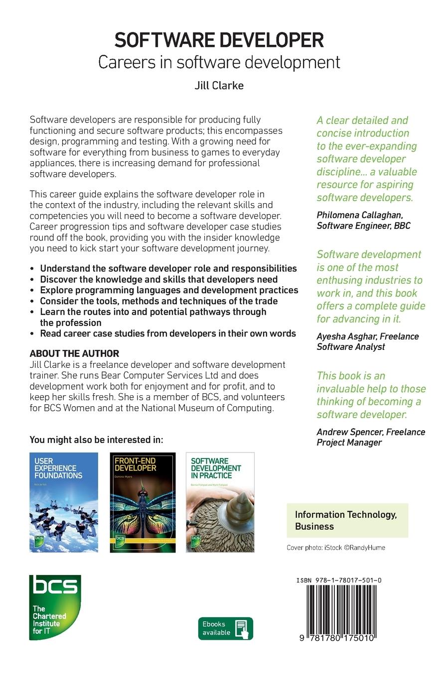 Rückseitencover Software Developer