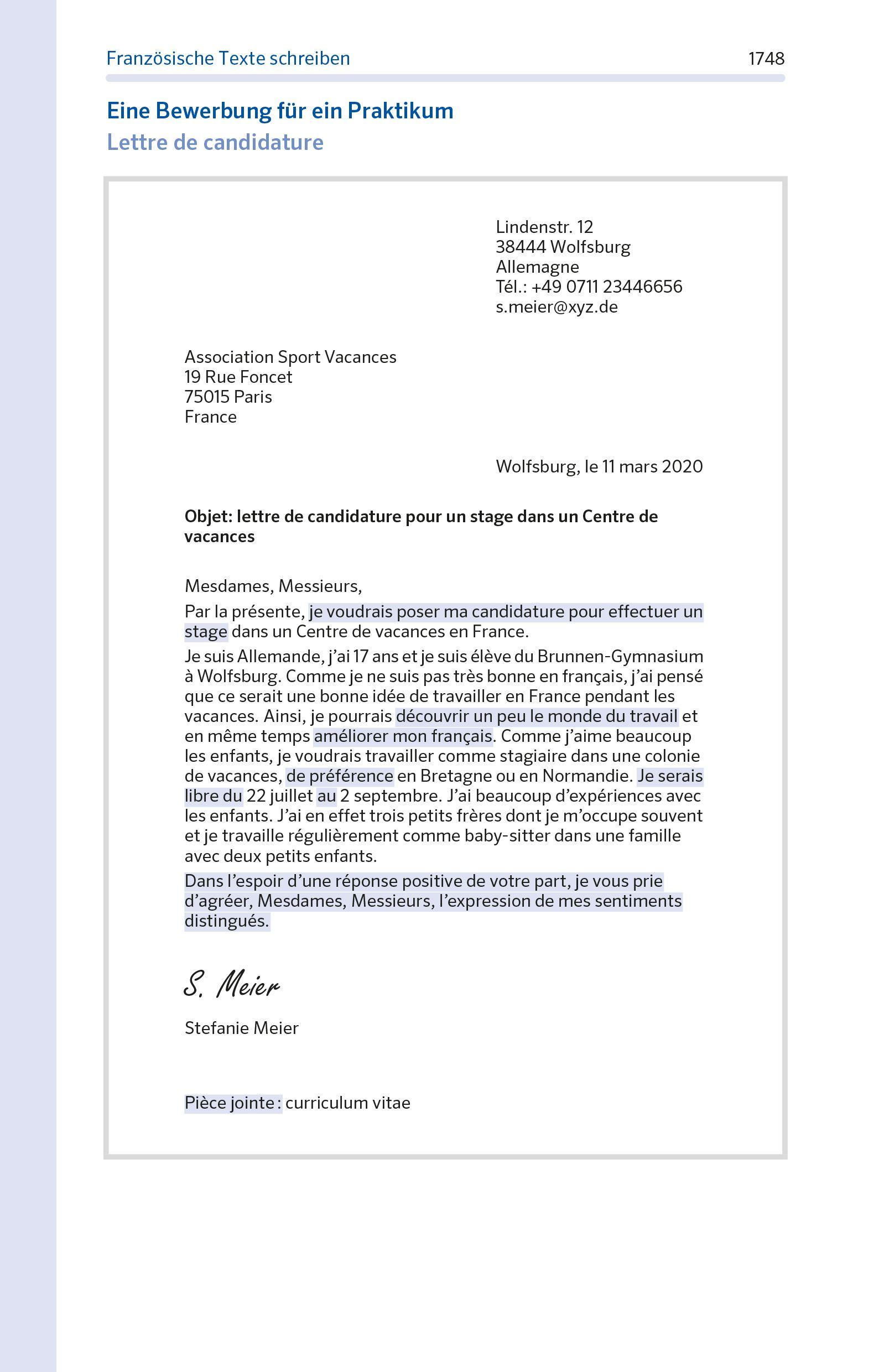 Beispielinhalt (Bild) PONS Schülerwörterbuch Französisch