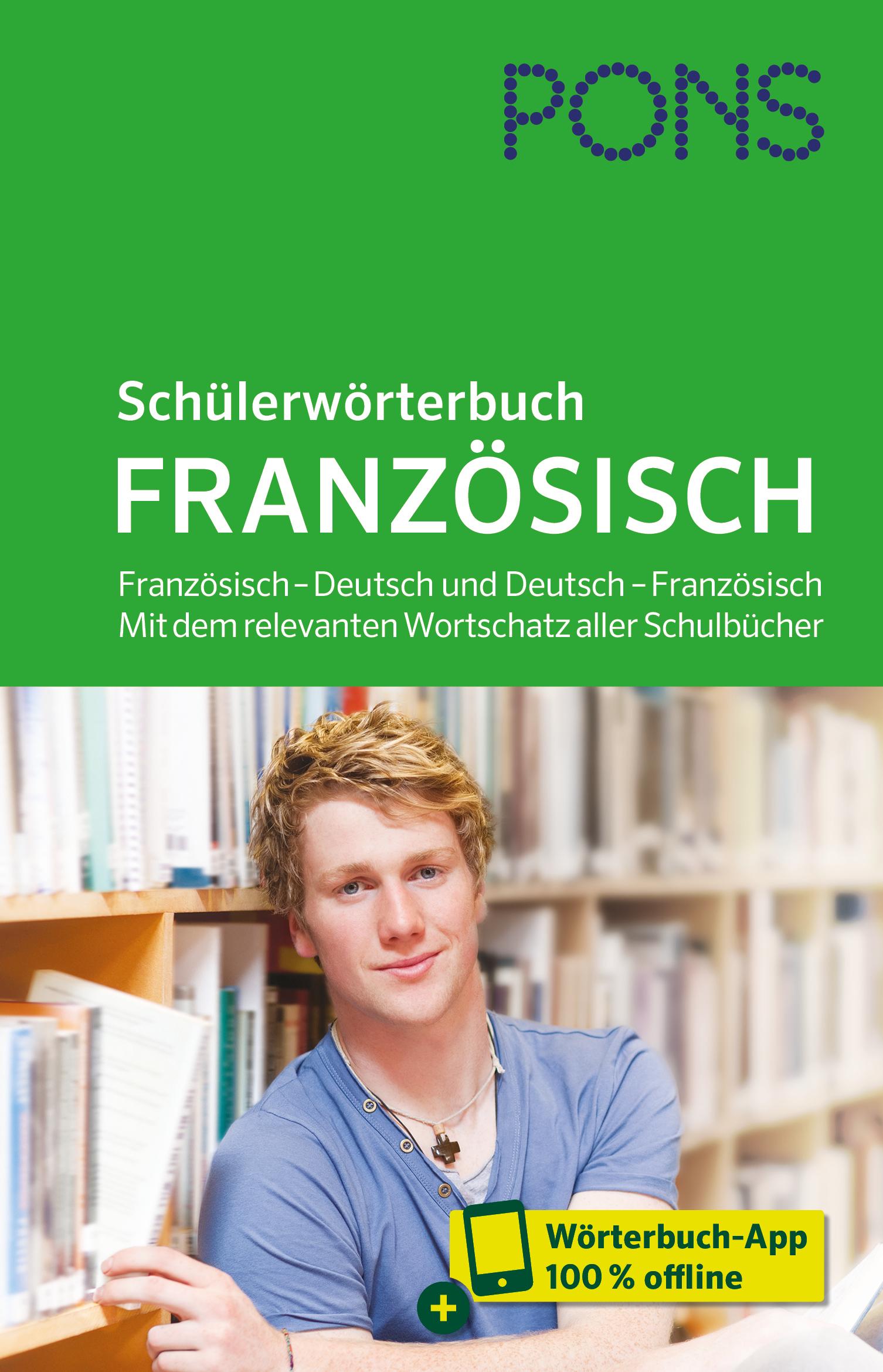 Vorderes Coverbild PONS Schülerwörterbuch Französisch