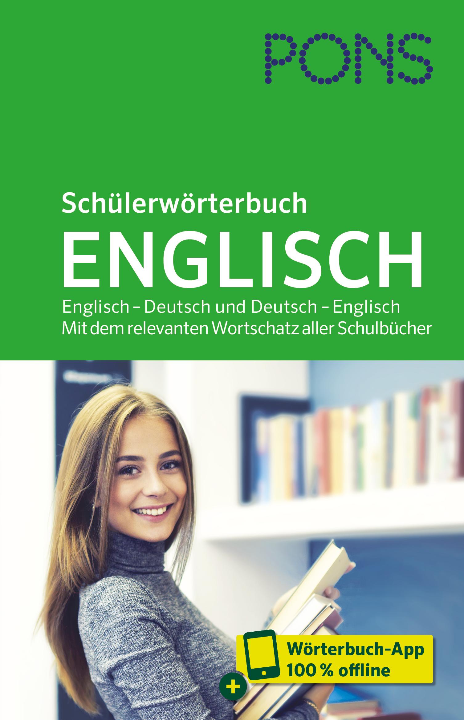 Vorderes Coverbild PONS Schülerwörterbuch Englisch