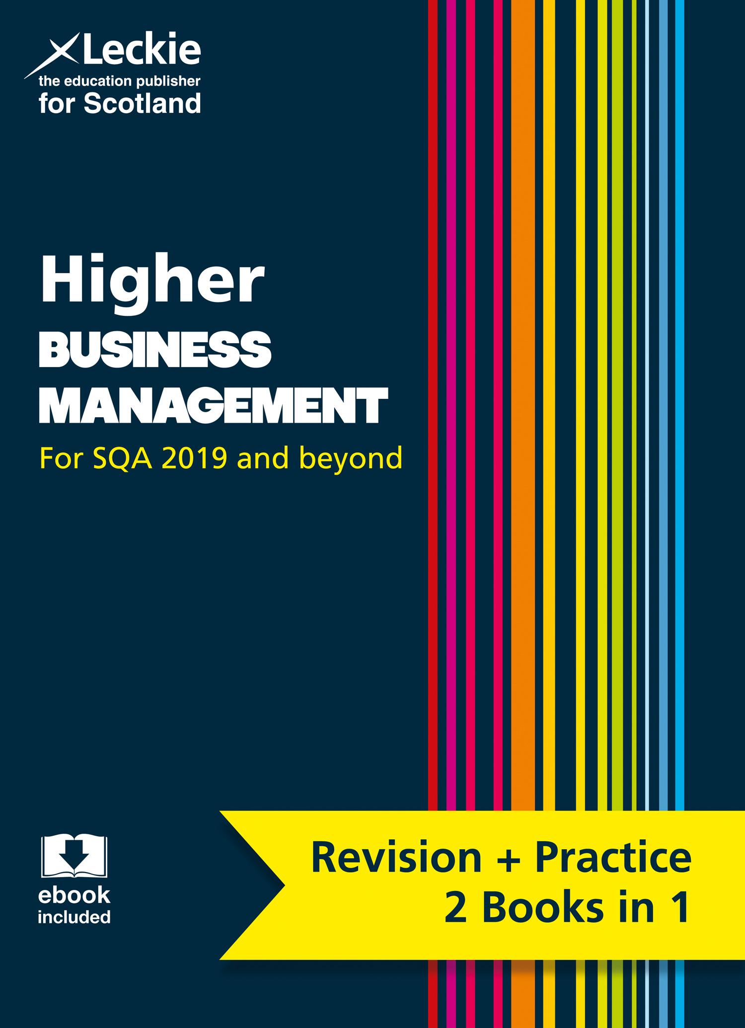 Vorderes Coverbild Complete Revision and Practice Sqa Exams - Higher Business Management Complete Revision and Practice