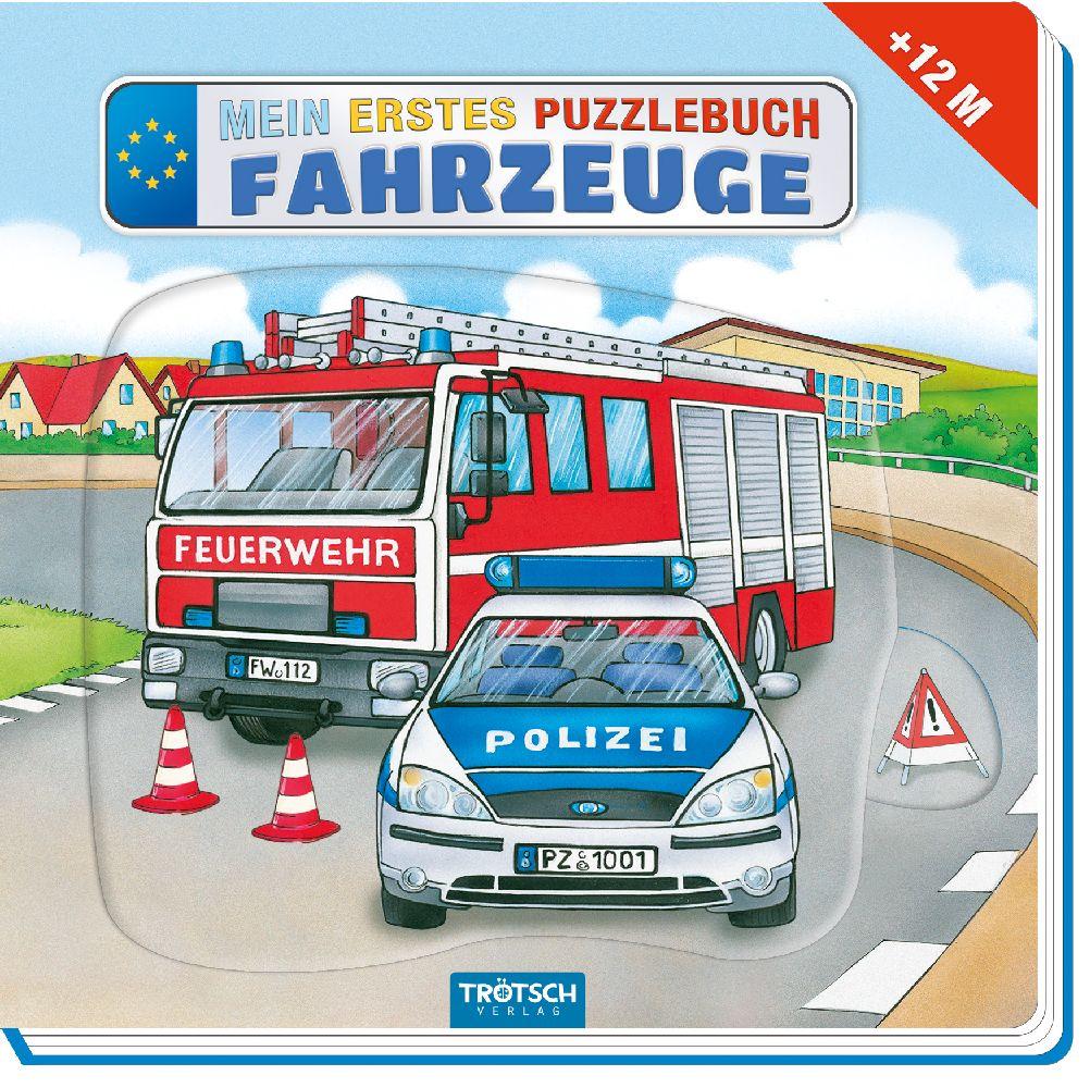 Vorderes Coverbild Trötsch Mein erstes Puzzlebuch Fahrzeuge