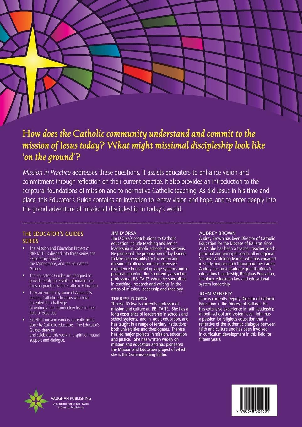 Rückseitencover Educator's Guide to Mission in Practice