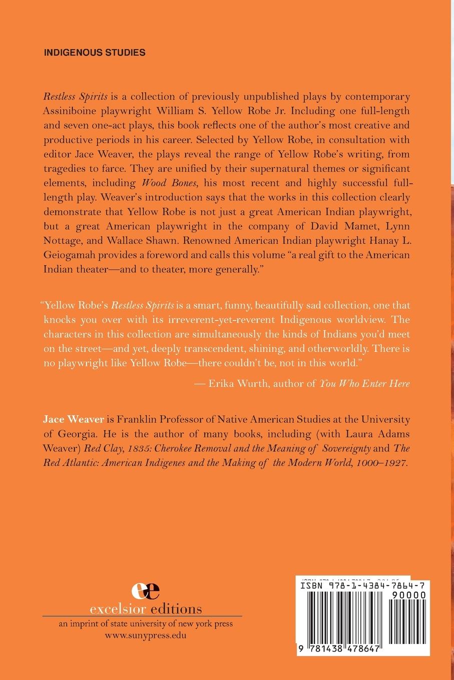 Rückseitencover Restless Spirits