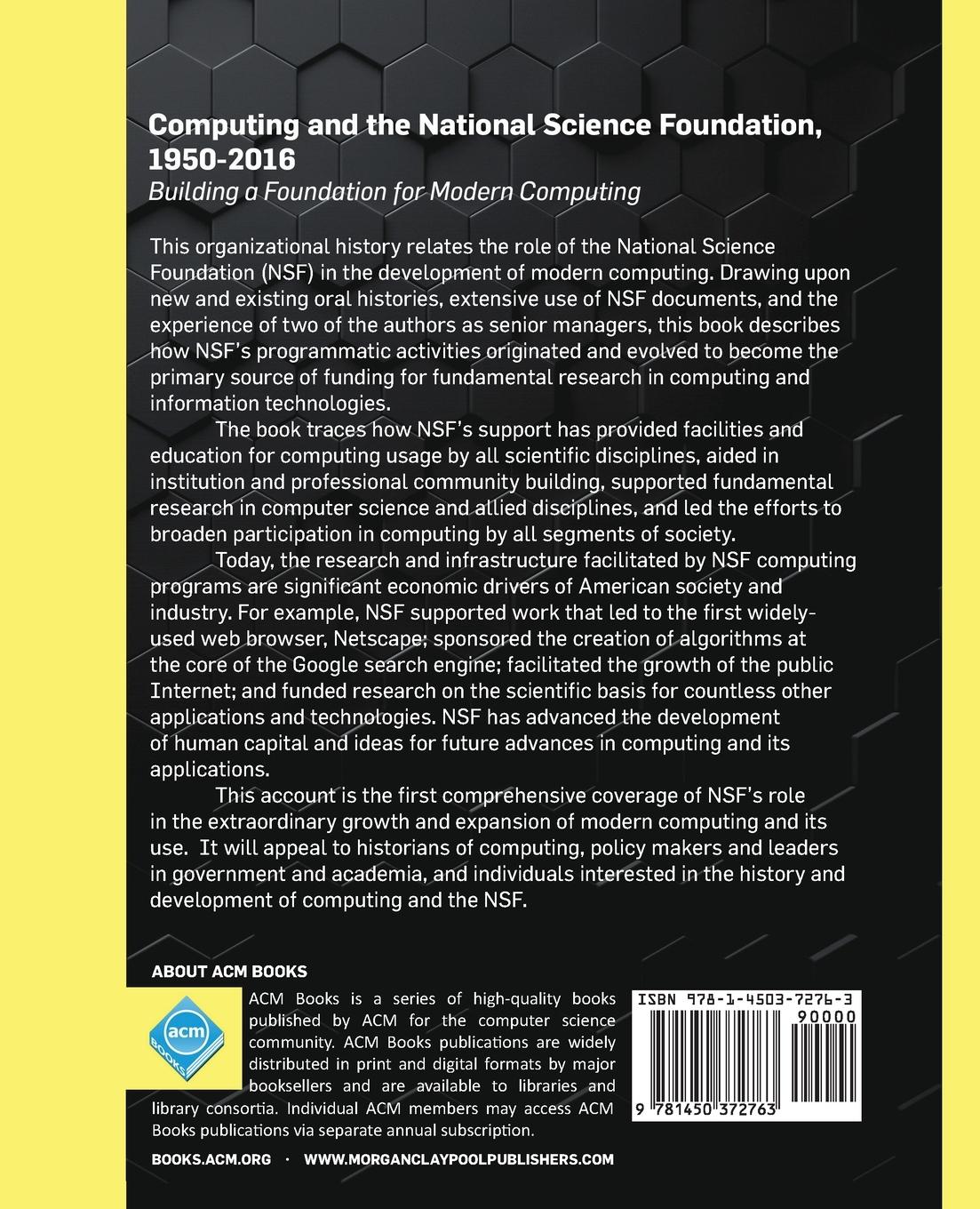 Rückseitencover Computing and the National Science Foundation, 1950-2016