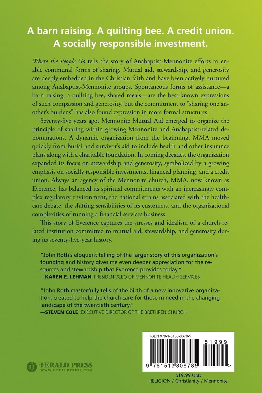 Rückseitencover Where the People Go