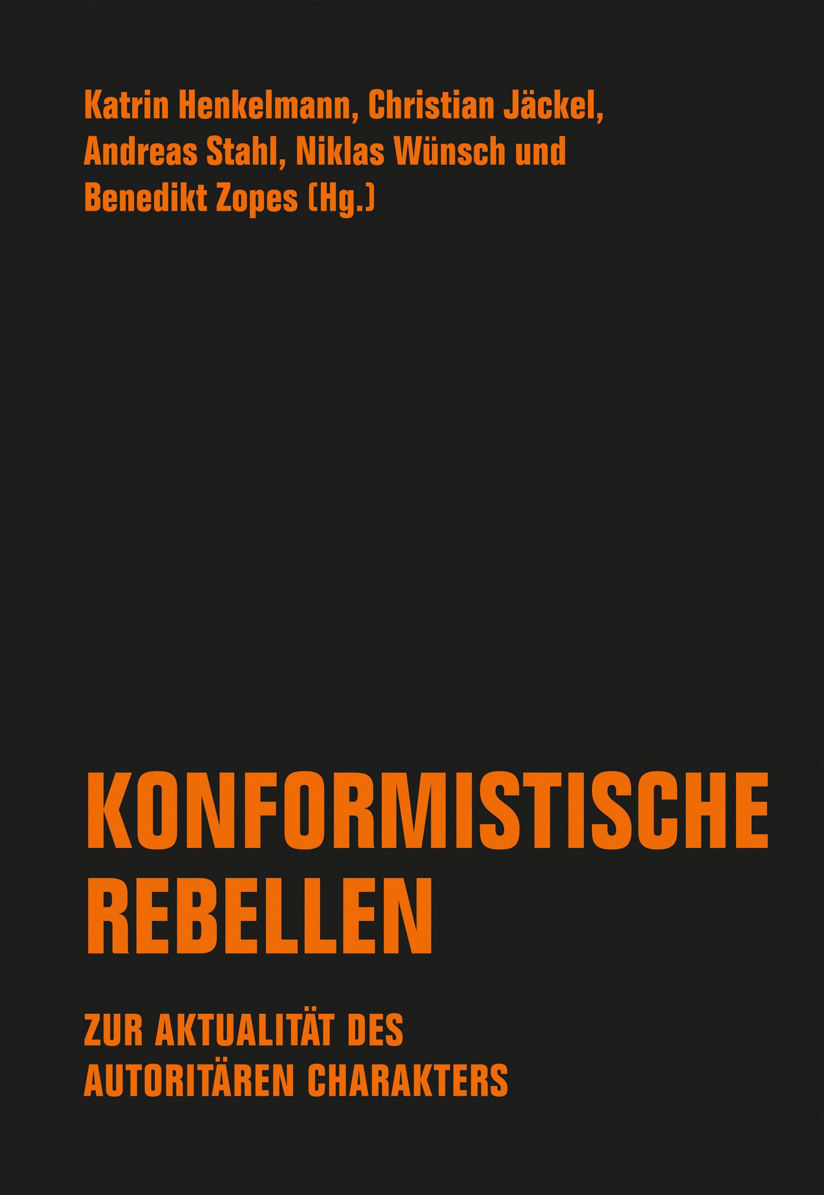 Vorderes Coverbild Konformistische Rebellen